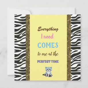 Golden linjer, Affirmation, rackoon