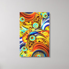 Golden Linjer Canvastryck