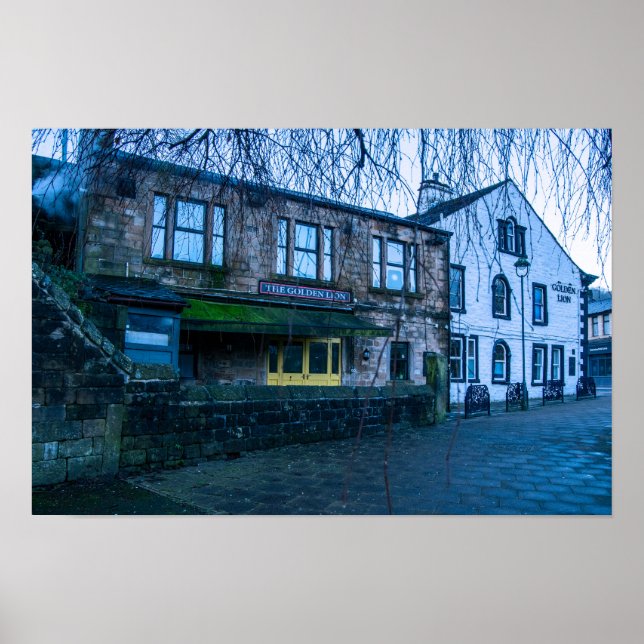 Golden Lion Pub, Todmorden Poster (Framsidan)