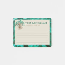 Golden Livets träd - Yggdrasil - Malachite Löv