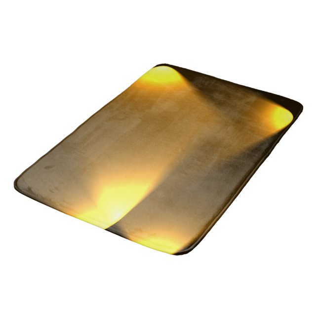 Golden Ljus Badrumsmatta (Vinklad)