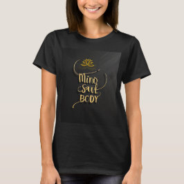 Golden Lotus ’Mind, Soul, Body’ Women's Basic T-Sh T Shirt