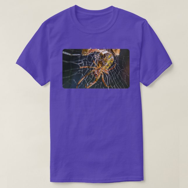 Golden Löv Curling Spider T Shirt (Design framsida)