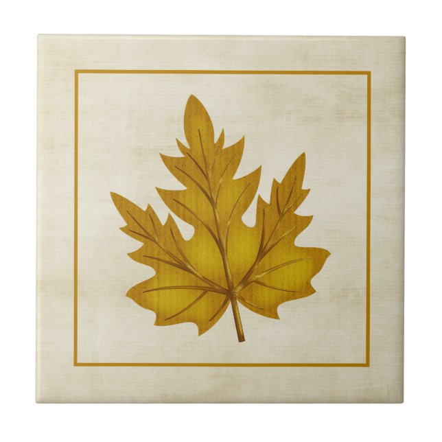Golden Löv-fallsäsong, Théle Tile Kakelplatta (Framsidan)