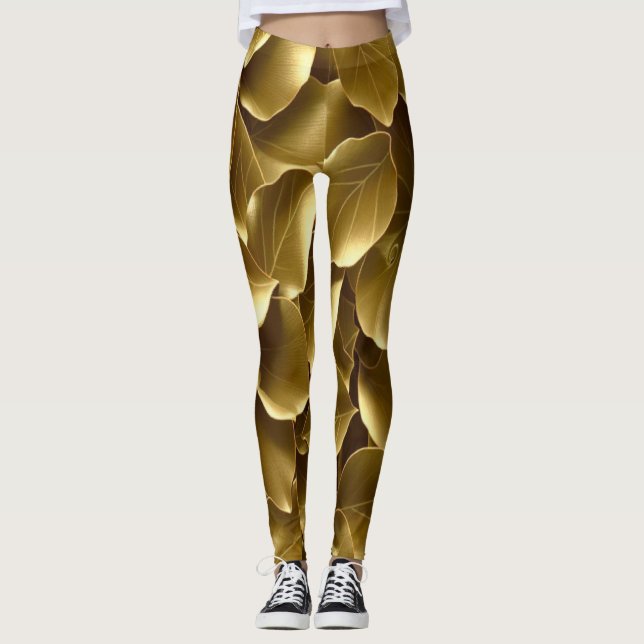 Golden Löv Leggings (Framsida)