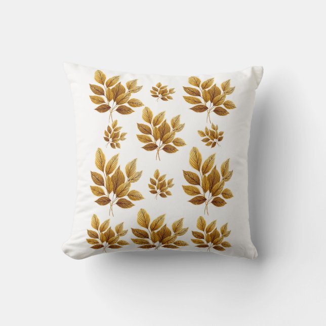 Golden Löv Luxury Kudde (Framsida)