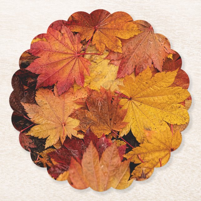 GOLDEN LÖVS AUTUMN UNDERLÄGG PAPPER (Framsida)