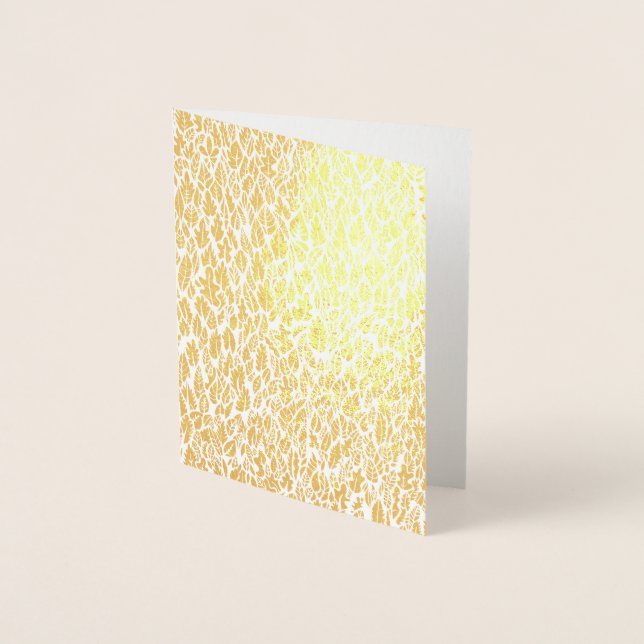Golden Lövs Folierat Kort (Framsida)
