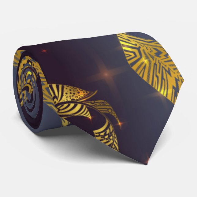 Golden lövs mönster slips (Rullad)