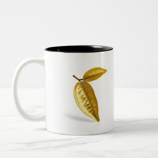 ’Golden Lövs Tea Kopp’ Två-Tonad Mugg (Vänster)