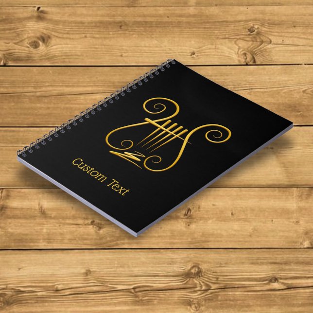 Golden Lyre Anteckningsbok (Skapare uppladdad)
