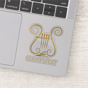 Golden Lyre Klistermärken