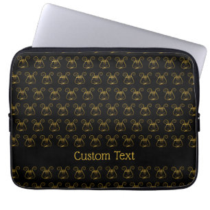 Golden Lyre Laptop Fodral