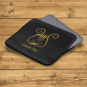 Golden Lyre Laptop Fodral