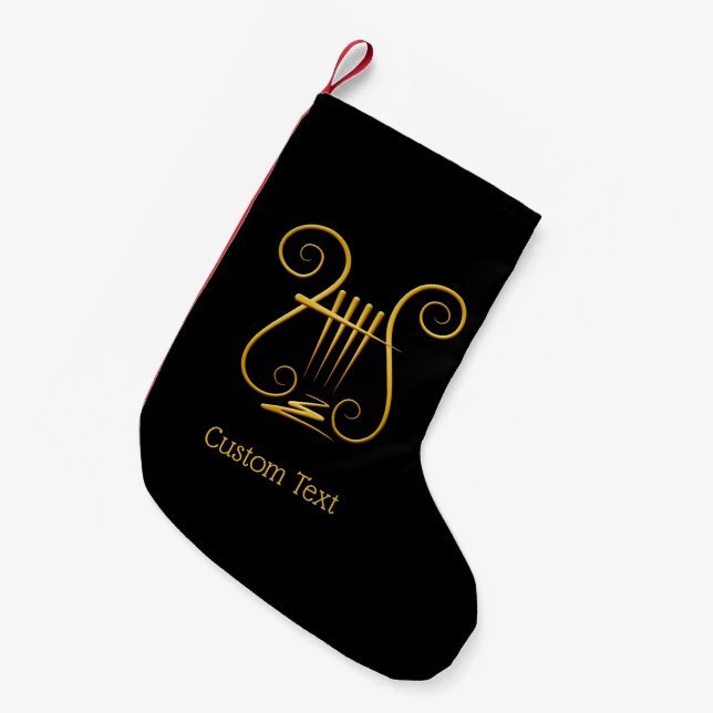 Golden Lyre Liten Julstrumpa (Framsidan (Hängande))