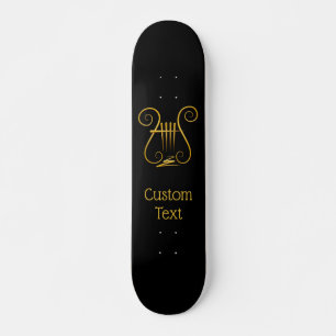 Golden Lyre Mini Skateboard Bräda 18,5 Cm