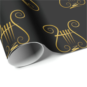 Golden Lyre Presentpapper