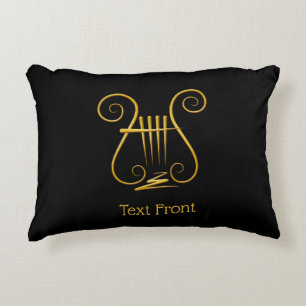 Golden Lyre Prydnadskudde