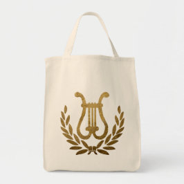 Golden Lyre tote Tygkasse