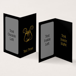 Golden Lyre Visitkort