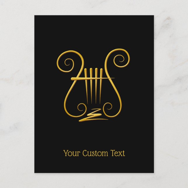 Golden Lyre Vykort (Framsida)