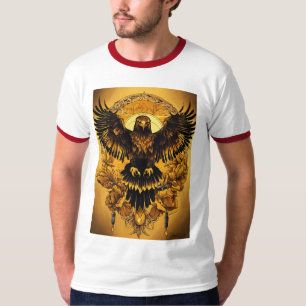’Golden Majesty Soars: Eagle Vision Tee’ T Shirt