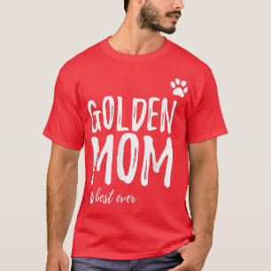 Golden Mamma Funny Gift for Golden Retriever Hund T Shirt