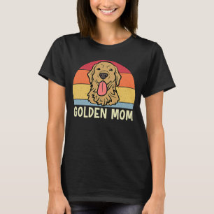 Golden Mamma Golden Retriever Hund Mamma för Women T Shirt