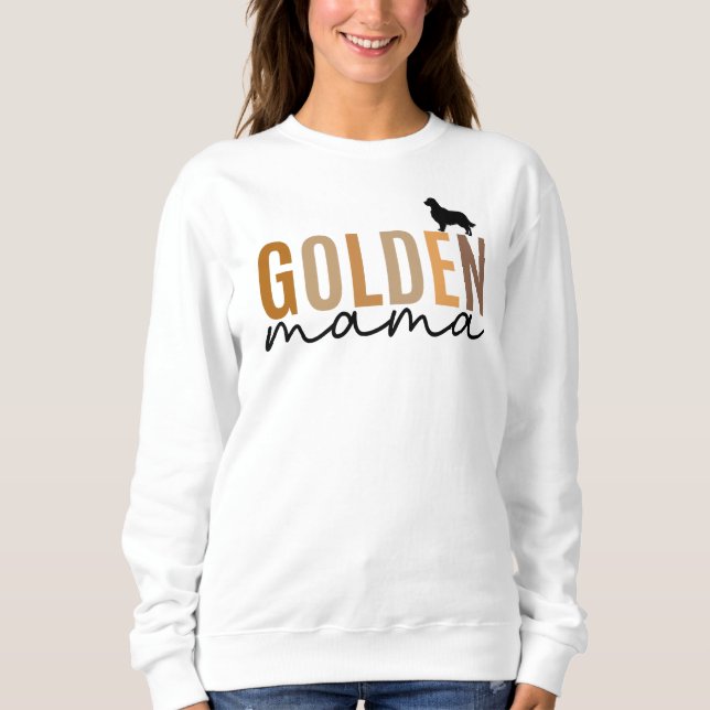 Golden Mamma Sweatshirt T Shirt (Framsida)