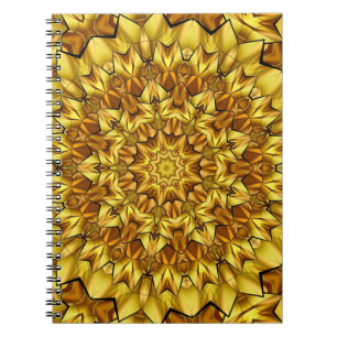 Golden Mandala Antique Abstract Design-63495 Anteckningsbok