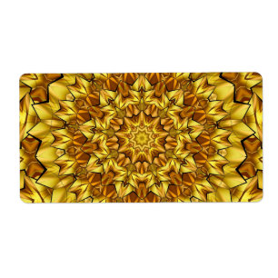 Golden Mandala Antique Abstract Design-63495 Fraktsedel