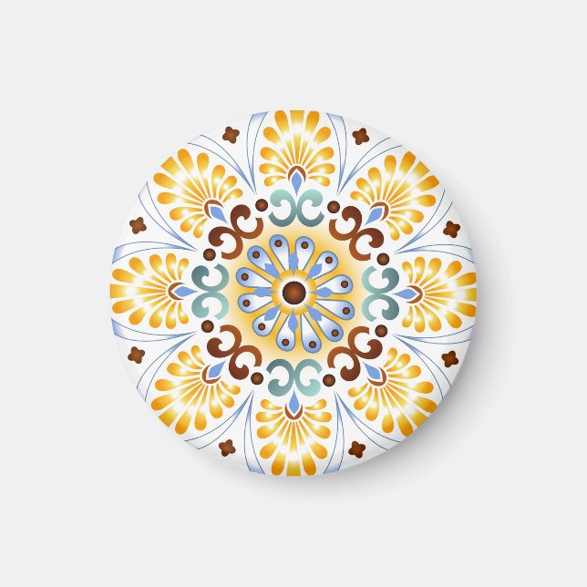 Golden Mandala Magnet (Framsidan)