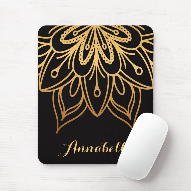 Golden Mandala Musmatta (Med mus)
