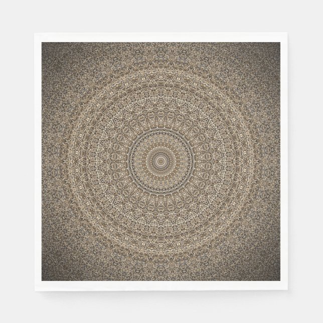 Golden Mandala Pappersservett (Framsidan)