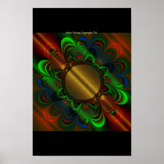 Golden Mandala Poster