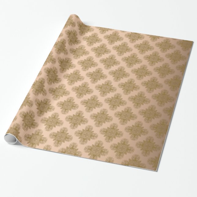 Golden Mandala Presentpapper (Utrullad)