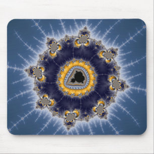 Golden Mandelbrot - Fractal Mousepad Musmatta