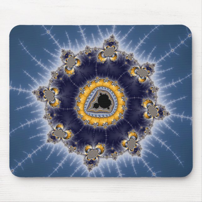 Golden Mandelbrot - Fractal Mousepad Musmatta (Framsidan)