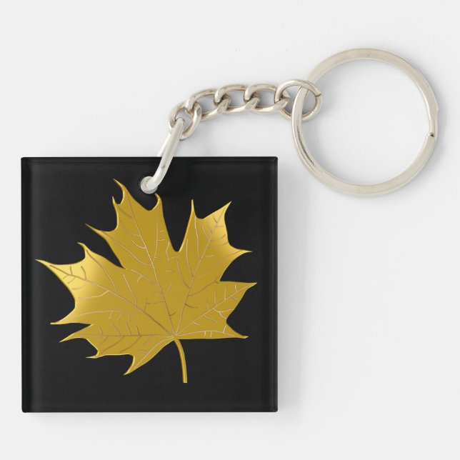 Golden maple löv (Baksidan)