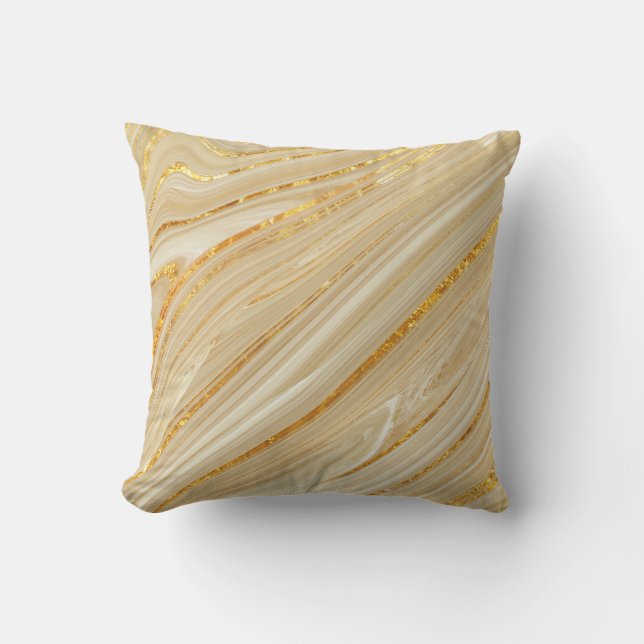 Golden marble: lyx struktur bakgrund. kudde (Framsida)