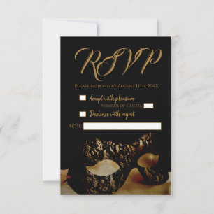 Golden Mask Bröllop OSA-kort OSA Kort