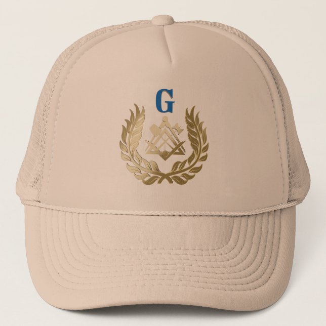 Golden masonry-symbol keps (Framsida)