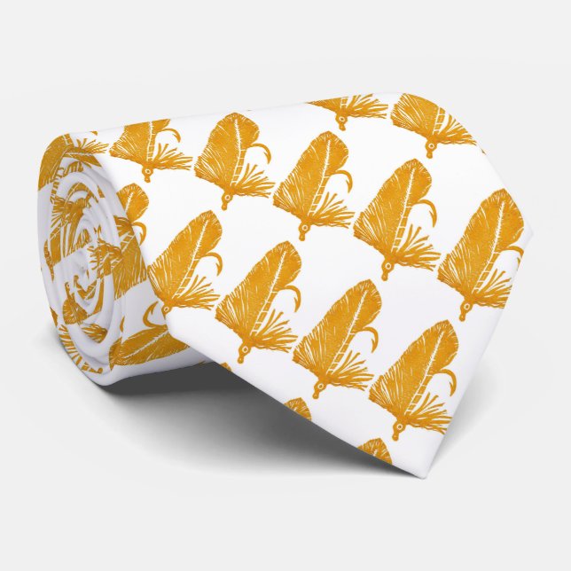 "Golden Matuka Streamer" Trout Fly Tie Slips (Rullad)