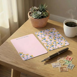 Golden Meadow Anteckningskort