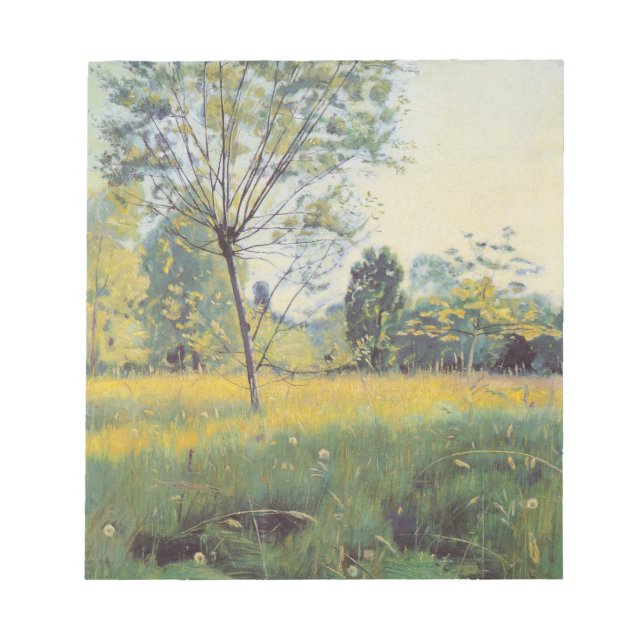 Golden Meadow (av Ferdinand Hodler) Anteckningsblock (Framsida)