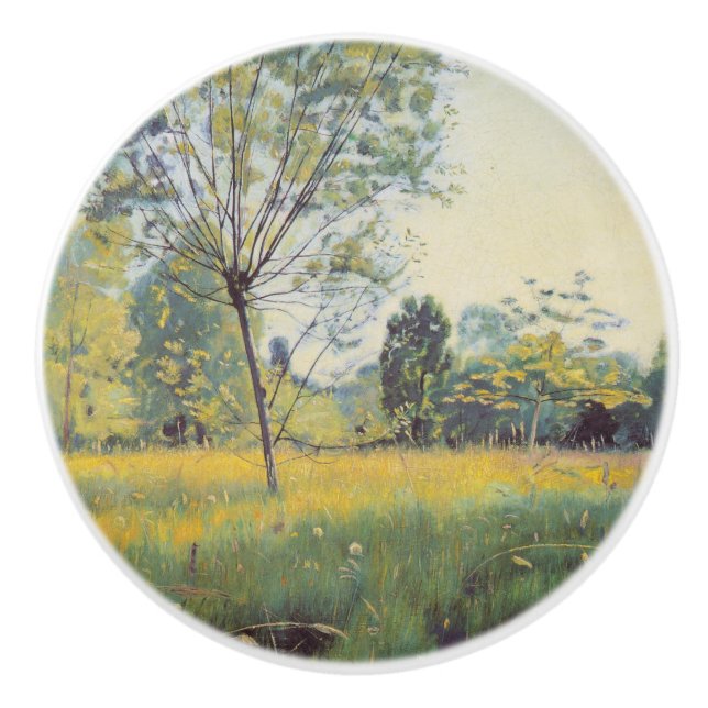 Golden Meadow (av Ferdinand Hodler) Knopp (Framsidan)