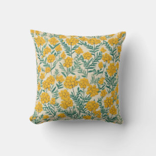 Golden Meadow: Cheerful Tansy Blooms Kudde
