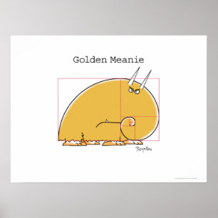 GOLDEN MEANIE av Sandra Boynton Poster