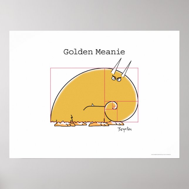 GOLDEN MEANIE av Sandra Boynton Poster (Framsidan)