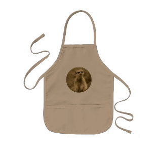 Golden Meerkat 2022 Coin, Kids Apron Barnförkläde